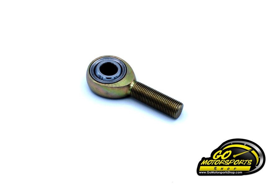 1/2" X 1/2" 3 - Piece Steel Heim (Gold) - GO Motorsports Shop