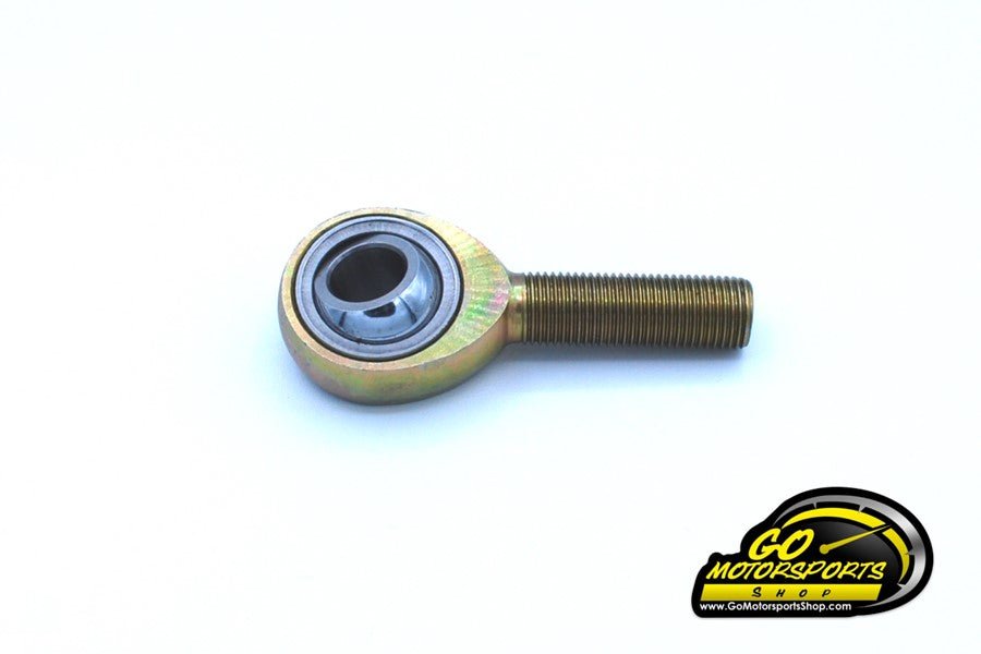 1/2" X 1/2" 3 - Piece Steel Heim (Gold) - GO Motorsports Shop