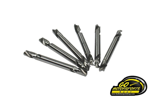 1/8 Rivet (SMALL) Drill Bits, Double Ended (6 Pack) - GO Motorsports Shop