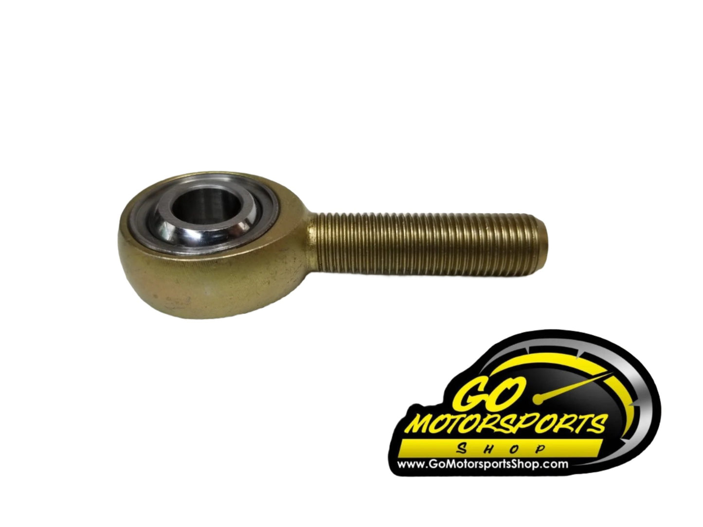 3/8" X 3/8" Gold 3 - Piece Heim | Bandolero - GO Motorsports Shop