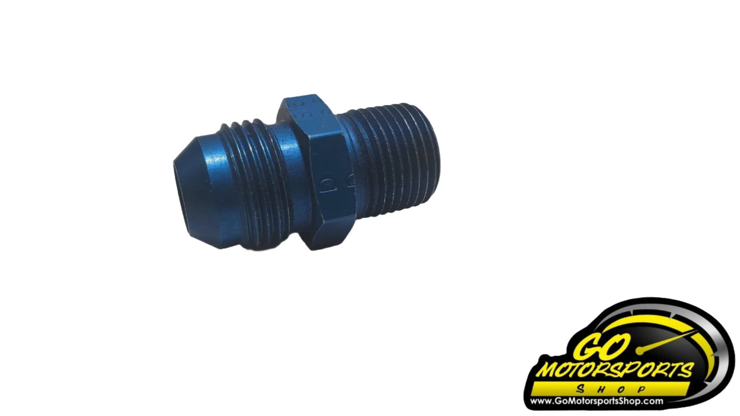  - 8AN Male to 3/8 in NPT Male Adapter - GO Motorsports Shop