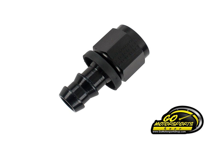  - 8AN Straight Pushlock Fitting (Blue or Black) - GO Motorsports Shop