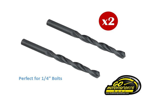 9/32" Drill Bits for 1/4" Bolts (2 Pack) - GO Motorsports Shop