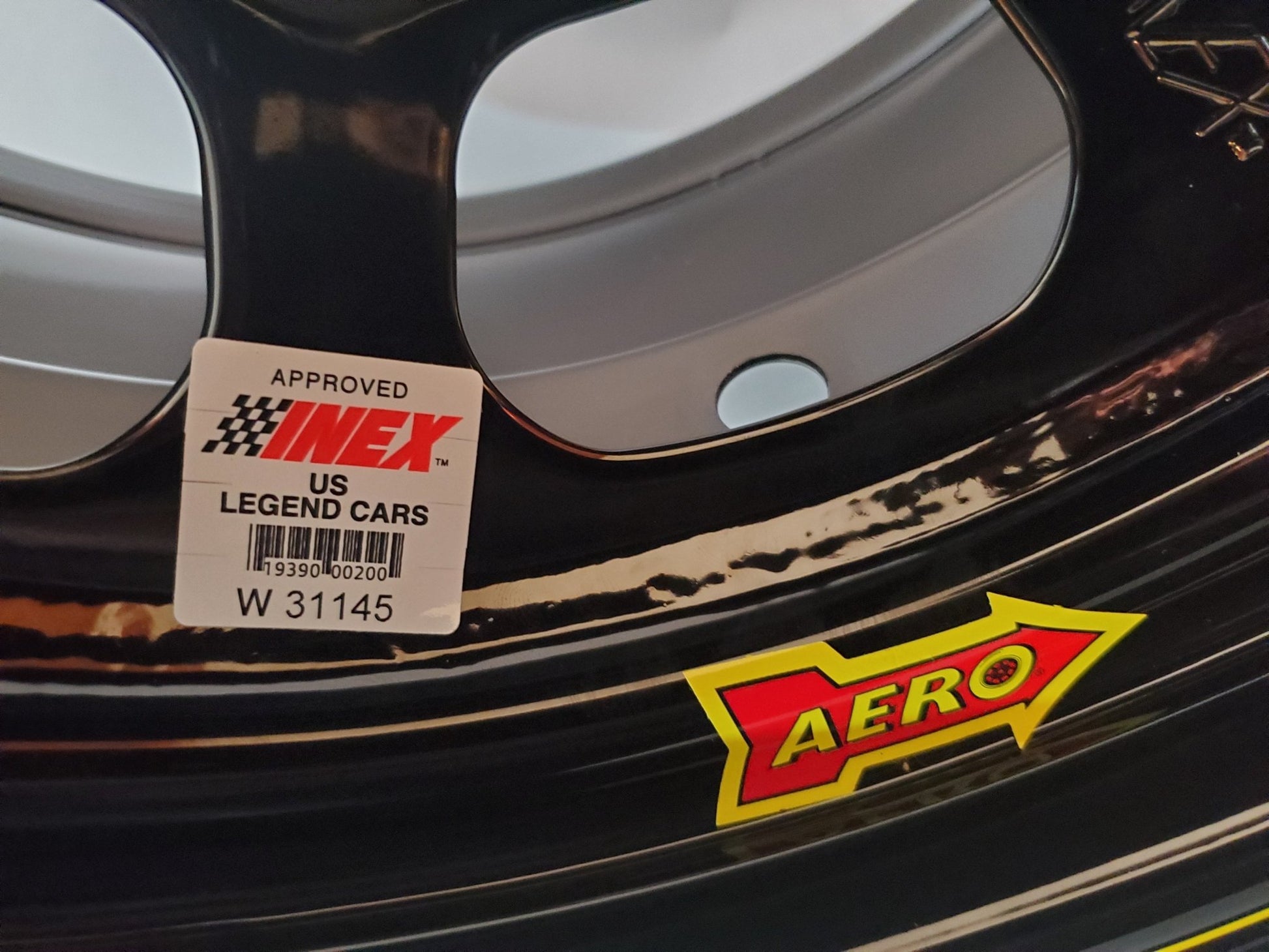 Aero 13lb INEX Wheel Black | Legend Car - GO Motorsports Shop