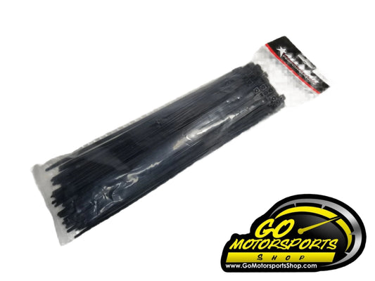 Allstar 11 - 1/4” Black Wire Ties (100 Pack) - GO Motorsports Shop