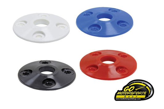 Allstar Colored Plastic Hood Pin Plate, 2 in OD, 1/2 in ID - GO Motorsports Shop