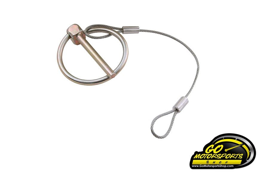 Allstar Hood Pin Flip - Over Clip with Lanyard 6in - GO Motorsports Shop