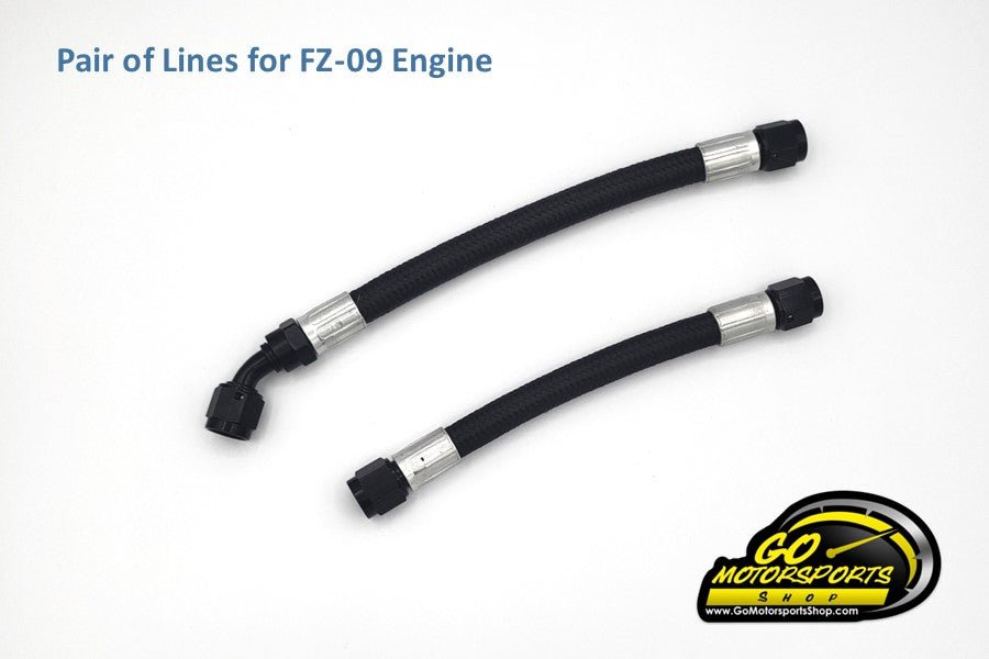 Aluminum Oil Catch Can Lines ONLY for FZ09/MT09 (Fragola) | Legend Car - GO Motorsports Shop