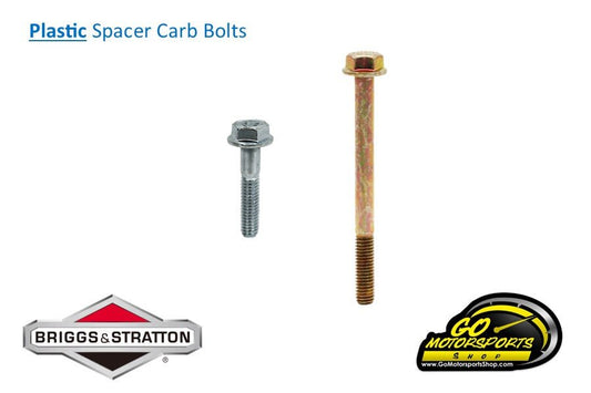 BOLTS for Carb Spacer - Plastic (Restricted Motor) | Bandolero - GO Motorsports Shop