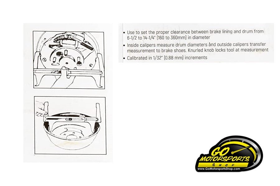 Brake Resetting Gauge | Legend Car Brake Tool - GO Motorsports Shop