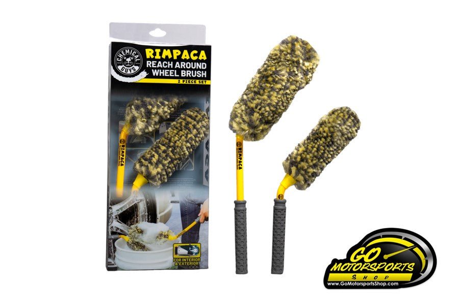 Chemical Guys | Rimpaca Reach Around Ultimate Wheel Brush Set (2 Pcs) - GO Motorsports Shop