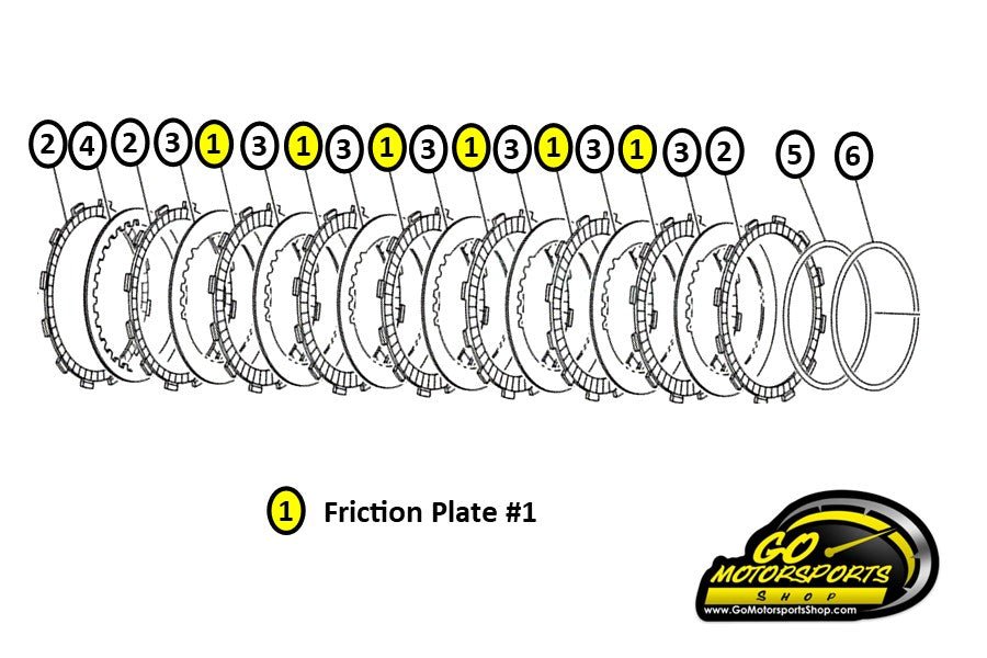 Clutch Friction Plate #1 for FZ09/MT09 | Legend Car - GO Motorsports Shop