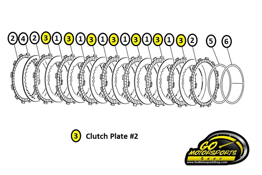 Clutch Plate #2 for FZ09/MT09 | Legend Car - GO Motorsports Shop