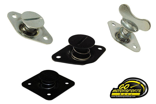 Dzus / Quarter - Turn Self - Eject Panel Fasteners (Black / Silver / Winged) - GO Motorsports Shop