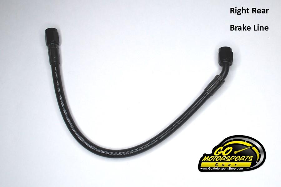 Full Braided Brake Line Kit with Bias to Rear | Legend Car - GO Motorsports Shop