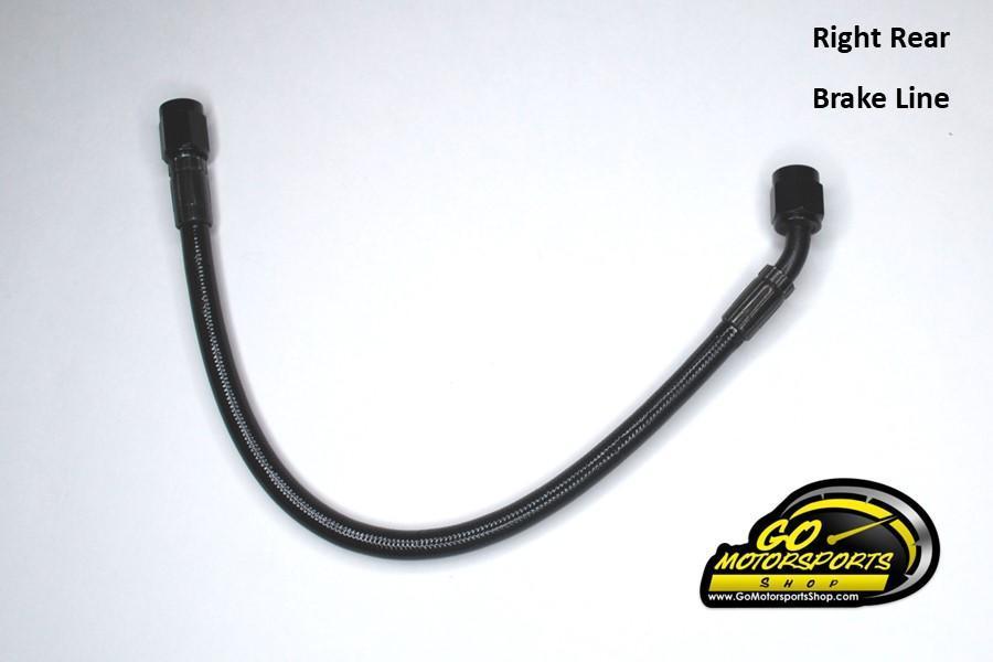 Full Braided Brake Line Kit with Right Front Bias (Bias Mounted in Car) | Legend Car - GO Motorsports Shop