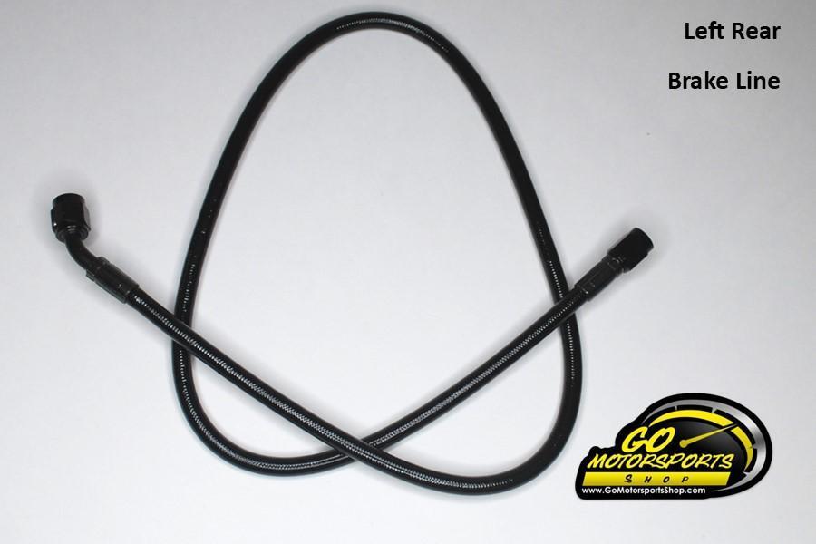 Full Braided Brake Line Kit with Right Front Bias (Bias Mounted in Car) | Legend Car - GO Motorsports Shop