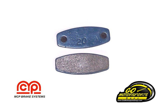 GO Kart | Martin Custom Products Mini Lite Brake Pad (Blue #20) - GO Motorsports Shop