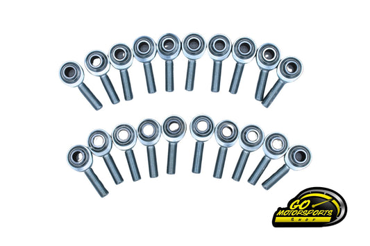 Heim Package - USLCI 2 - Piece Teflon Lined Heim (20 Pack) | Legend Car - GO Motorsports Shop