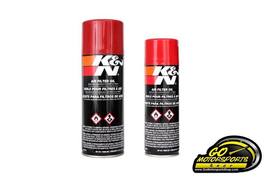 K&N Aerosol Spray Air Filter Oil | 6.5 oz. & 12.25 oz. Can - GO Motorsports Shop