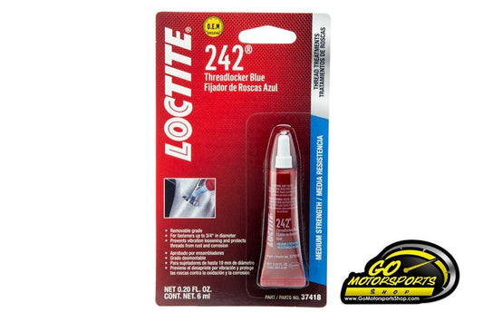 Loctite Blue 242 Threadlocker Tube | Medium Strength - GO Motorsports Shop