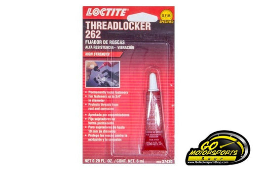 Loctite Red 262 Small Threadlocker Tube | High Strength - GO Motorsports Shop