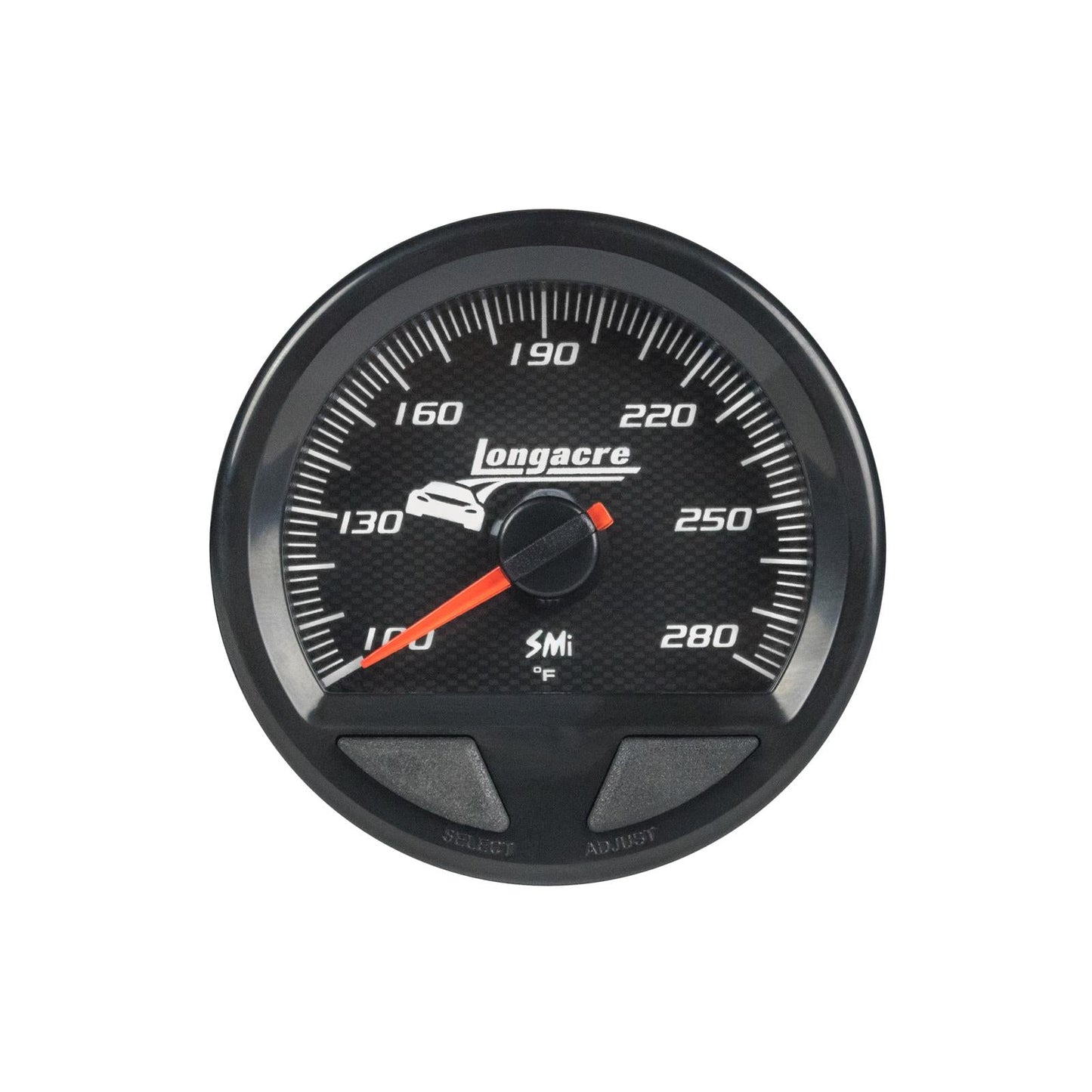 Longacre Elite Waterproof Water / Oil Temp Gauge 100 - 280 - GO Motorsports Shop