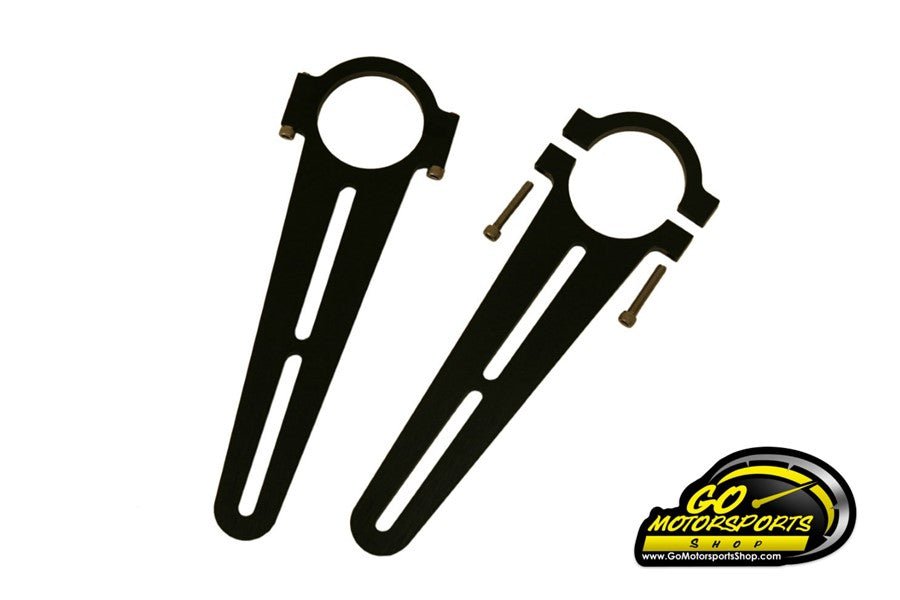 Longacre Long Mirror Brackets, Clamp On | Legend Car - GO Motorsports Shop