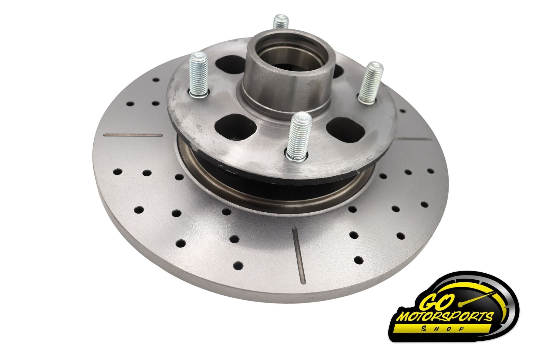 Machined True Legend Car Cryo Treated Slotted MBM Brake Rotor & Hub - GO Motorsports Shop