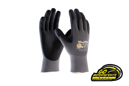 MaxiFlex Ultimate Men's Large Gray Nitrile Coated Work Gloves (1 Pair) - GO Motorsports Shop