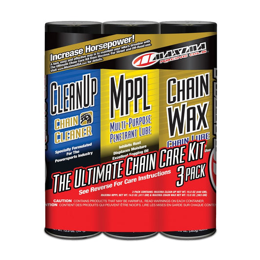 Maxima Chain Care (Chain Cleaner / MPPL / Chain Wax) - GO Motorsports Shop