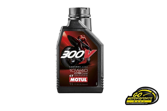 Motul 300V Factory Line Road Racing 10W - 40 Synthetic Motorcycle Oil - GO Motorsports Shop