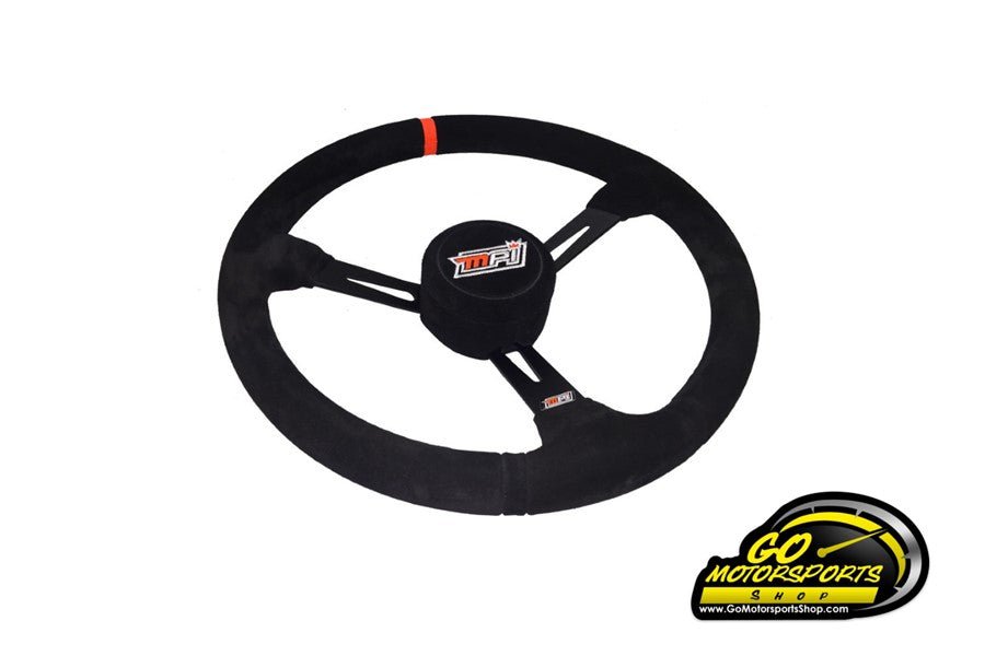 MPI Legends/Bandolero Suede Steering Wheel 15” (Large Size) - GO Motorsports Shop