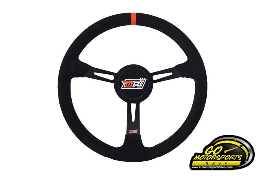 MPI Legends/Bandolero Suede Steering Wheel 15” (Large Size) - GO Motorsports Shop