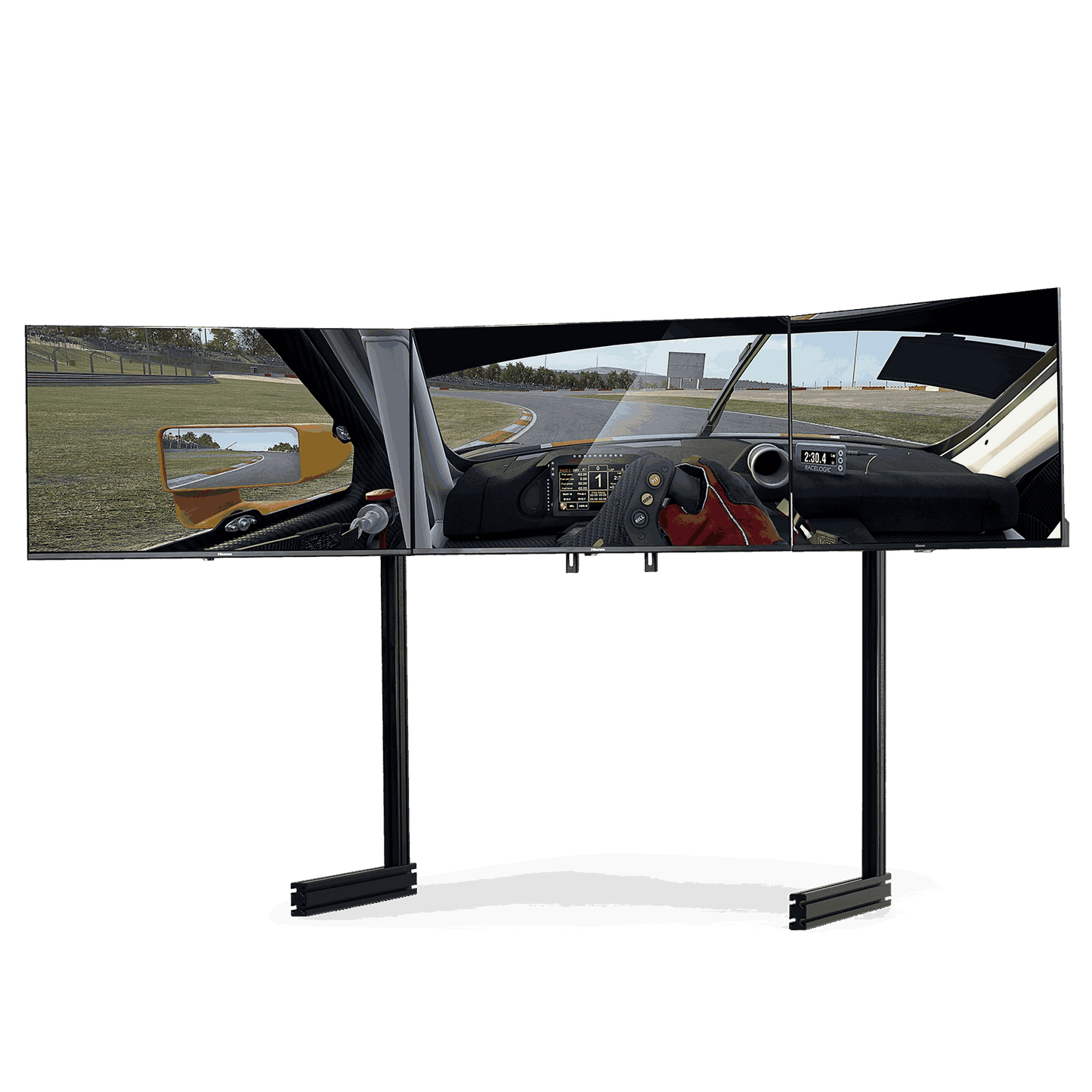 Next Level Racing ELITE FREE STANDING TRIPLE MONITOR STAND - GO Motorsports Shop