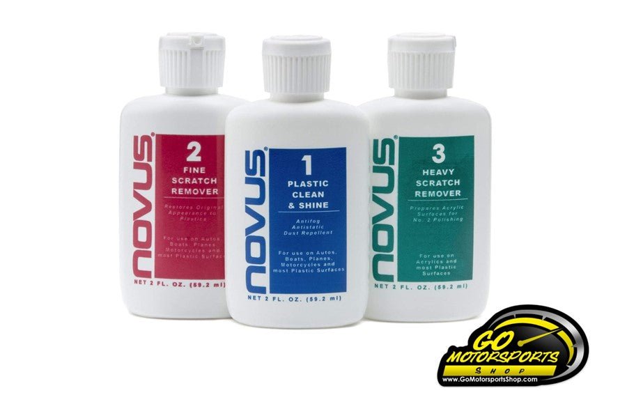 Novus Plastic Polish Kit (2 oz. Bottles) - GO Motorsports Shop