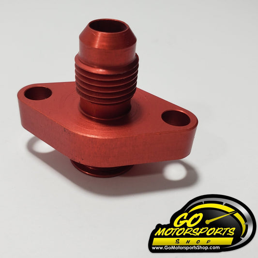 Oil Pan Adapter AN6/Red for 1200/1250 | US Legend Car - GO Motorsports Shop