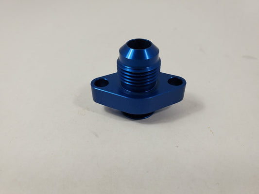 Oil Pan Adapter AN8/Blue for 1200/1250 | US Legend Car - GO Motorsports Shop