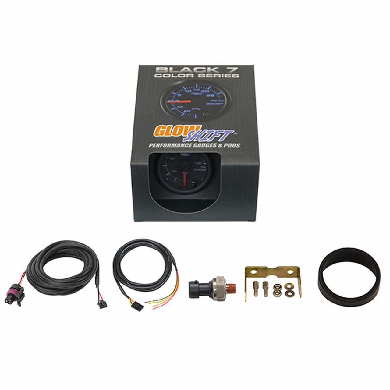 Oil Pressure Gauge | Black Dial MultiColor Gauges - GO Motorsports Shop