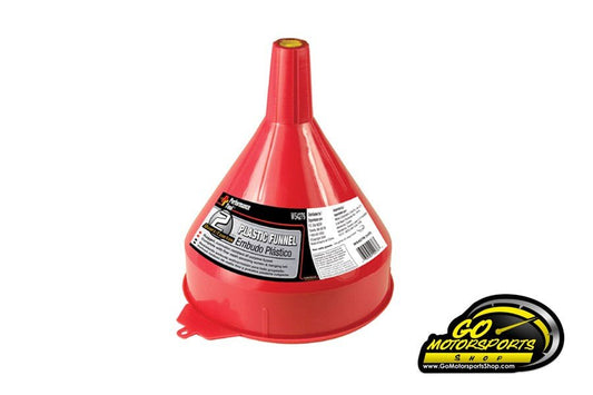 Plastic Funnel - 2 Quart - GO Motorsports Shop