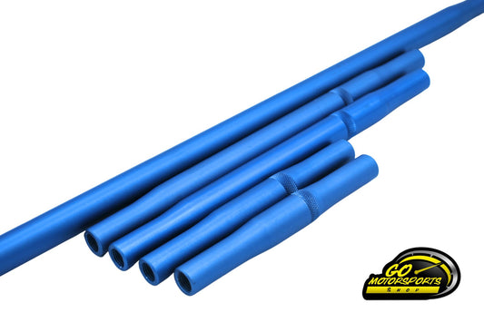 Radius Rods 1/2" Thread Aluminum, Blue Anodized (6", 6.5", 11", 12", 23.5") | Legend Car - GO Motorsports Shop