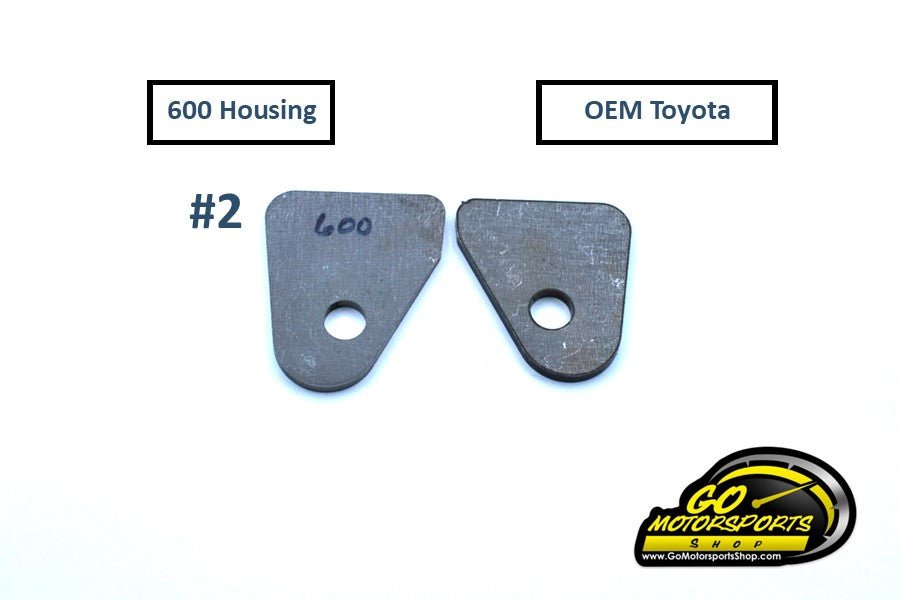 Rearend Double Shear COMPLETE Bracket Kit (Toyota OEM Housing) | Legend Car - GO Motorsports Shop