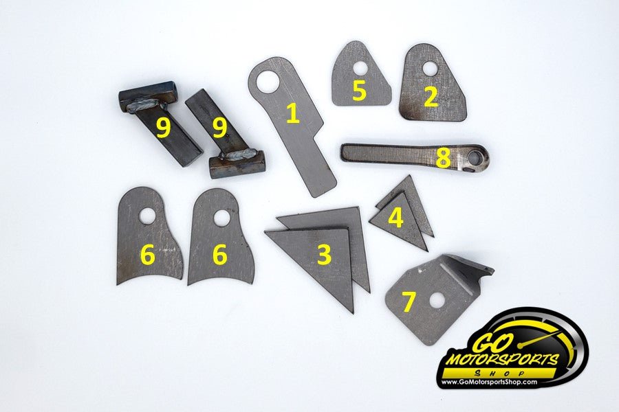 Rearend Double Shear COMPLETE Bracket Kit (Toyota OEM Housing) | Legend Car - GO Motorsports Shop