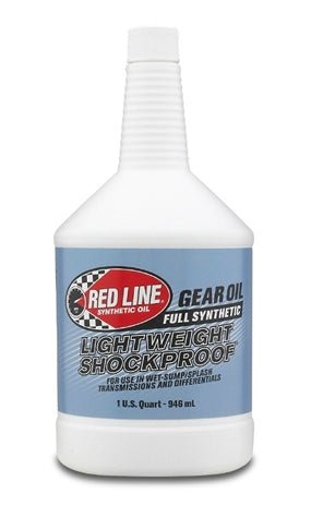 Red Line Lightweight Shockproof Gear Oil (1 qt Bottle) - GO Motorsports Shop