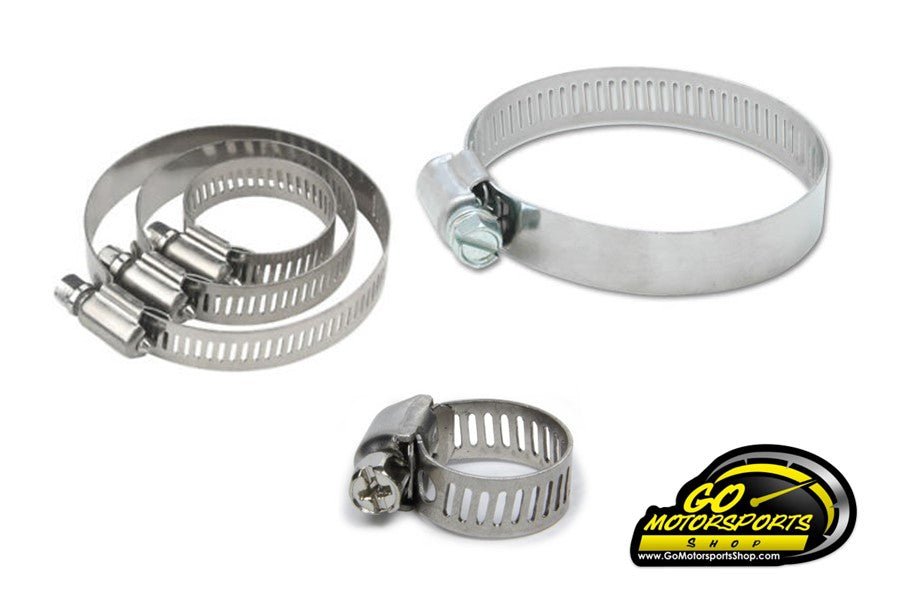 Stainless Steel Worm Gear Clamps | Multiple Sizes - GO Motorsports Shop