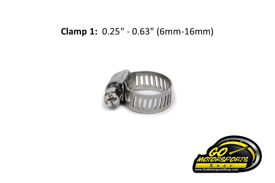 Stainless Steel Worm Gear Clamps | Multiple Sizes - GO Motorsports Shop