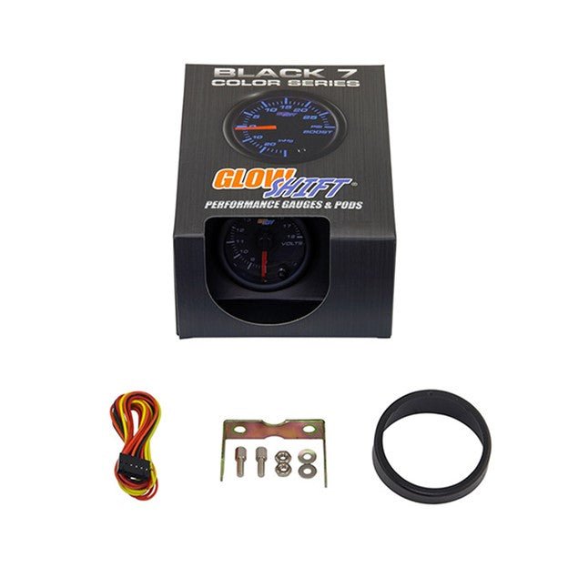 Volt Gauge | Black Dial MultiColor Gauges - GO Motorsports Shop