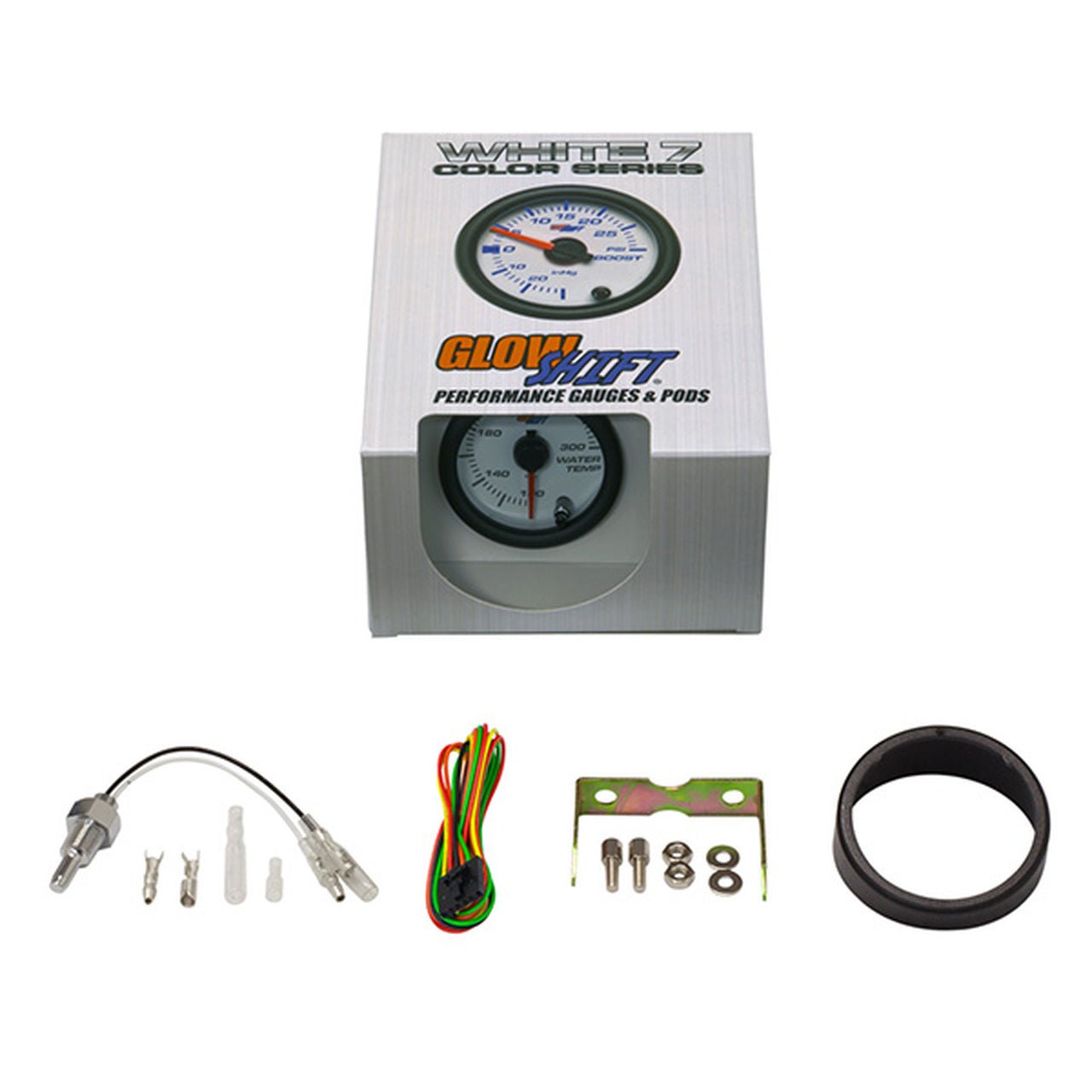 Water Temp Gauge for FZ09 / MT09 | White Dial MultiColor Gauges - GO Motorsports Shop