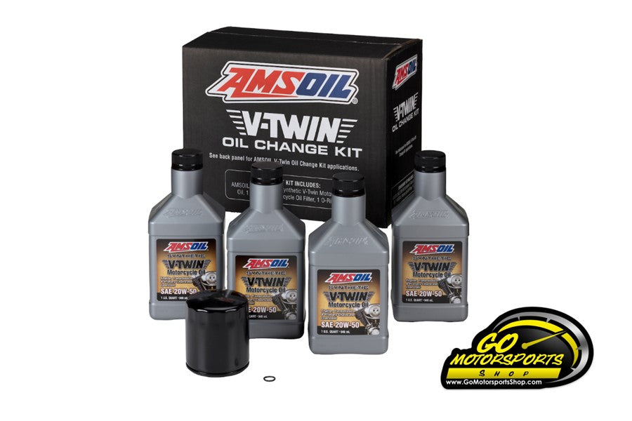 Amsoil 20W-50 Synthetic V-Twin Motorcycle Oil – GO Motorsports Shop